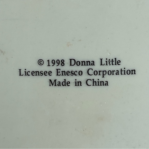 Calico Kitten In Sandbox Donna Little Kitt'in Littles by Enesco Figurine 1998 - Picture 8 of 8